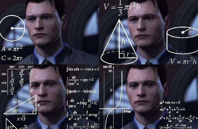 Картинка с вычислениями Мем