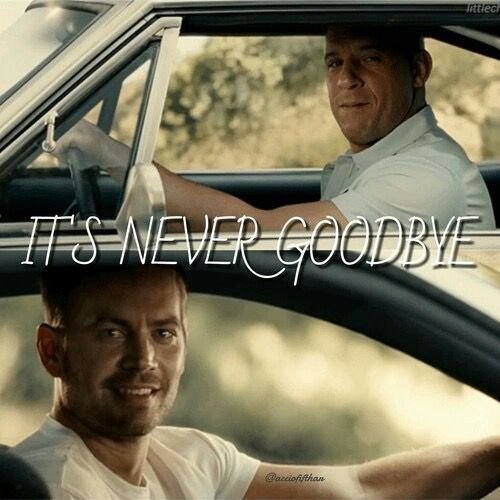 Вин дизель и пол Уокер разъехались