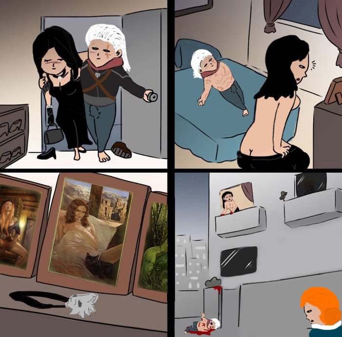 Мем парень с девушкой заходят в комнату