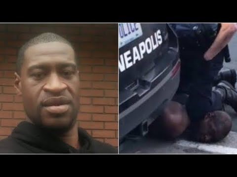 Афроамериканец Джордж Флойд