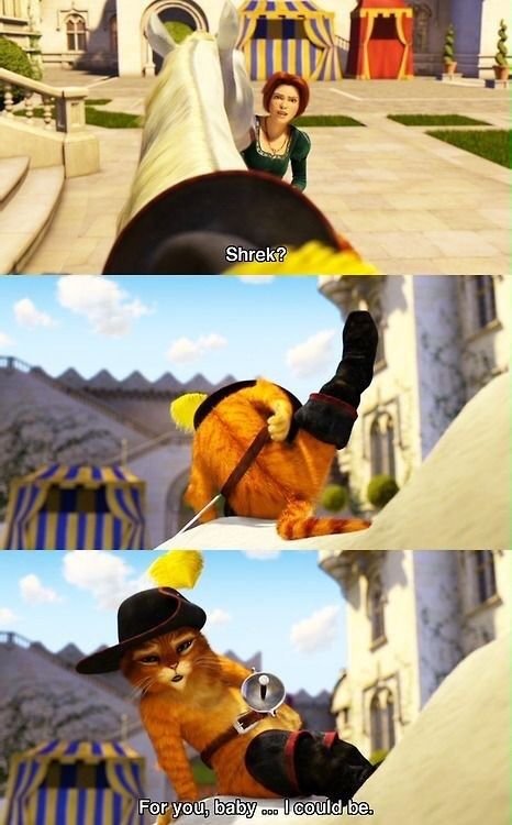 Кот в сапогах Шрек 2