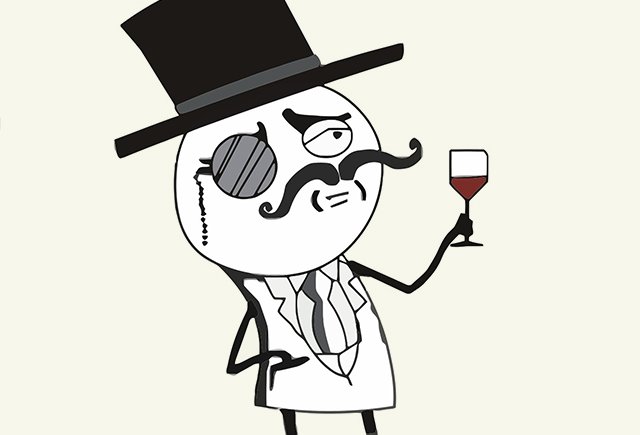 Интеллигент с моноклем