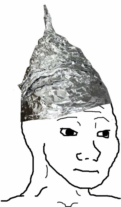 Шапки из фольги от инопланетян