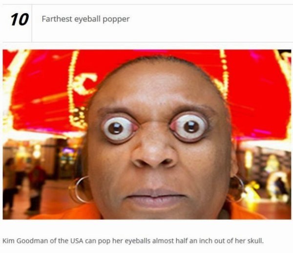 Мужик выпучил глаза