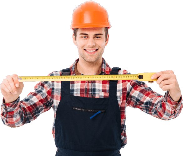 Мужчина с рулеткой