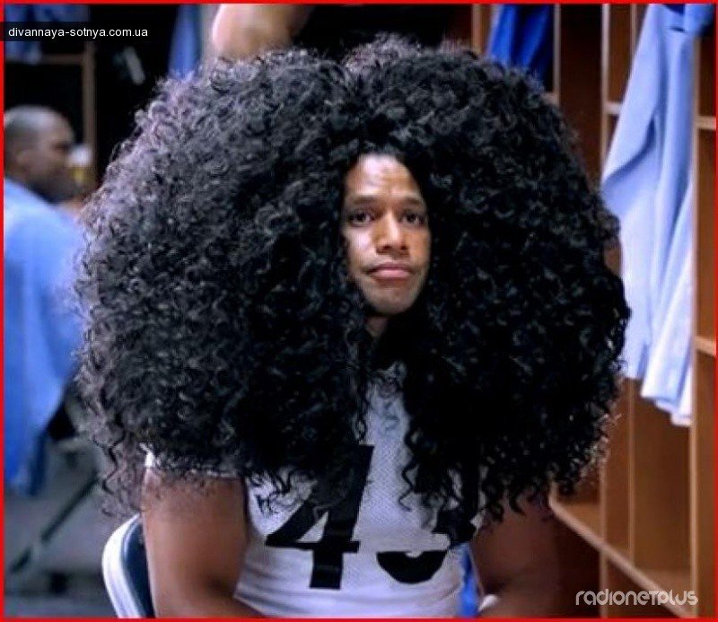 Кудрявый негр