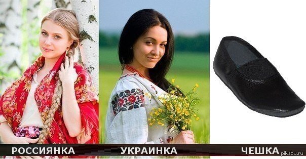 Россиянка и Украинка