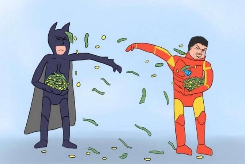 Тони Старк vs Брюс Уэйн