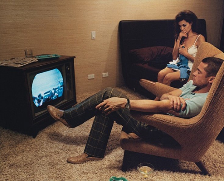 Анджелина Джоли и Брэд Питт фотосессия 2005