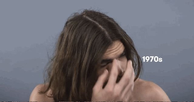 Мужик с длинными волосами Мем