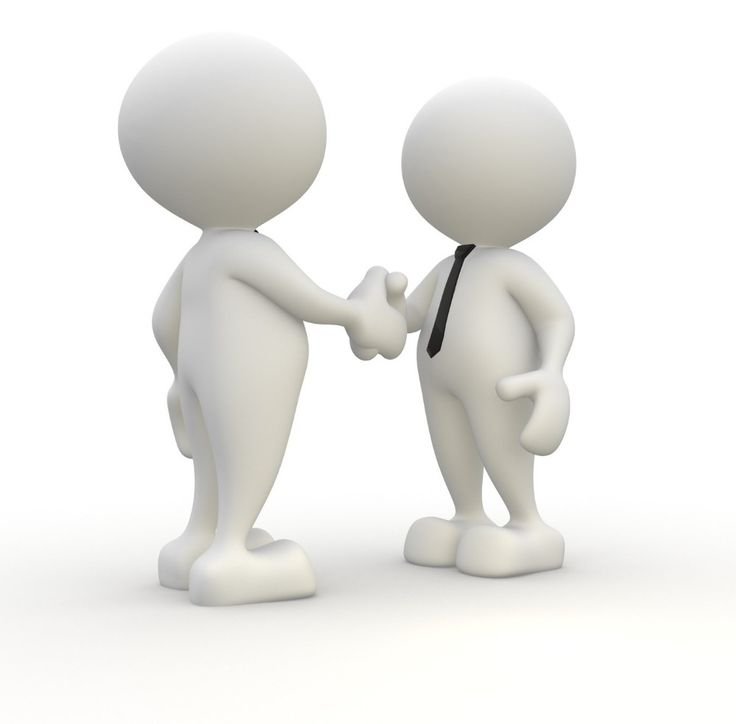 Человечки здороваются