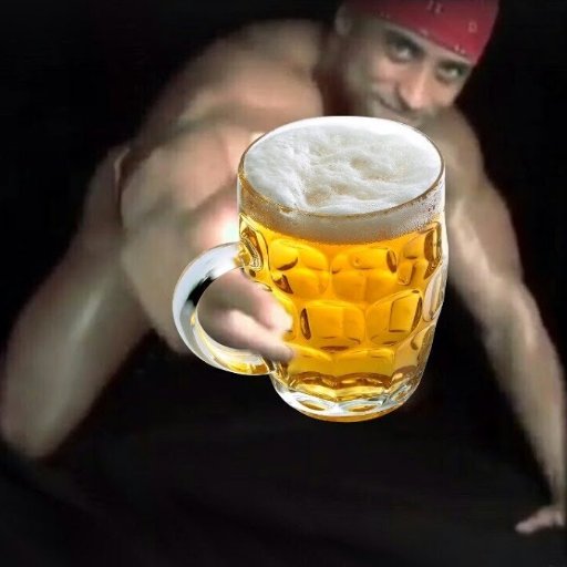 Рикардо Милос с пивом