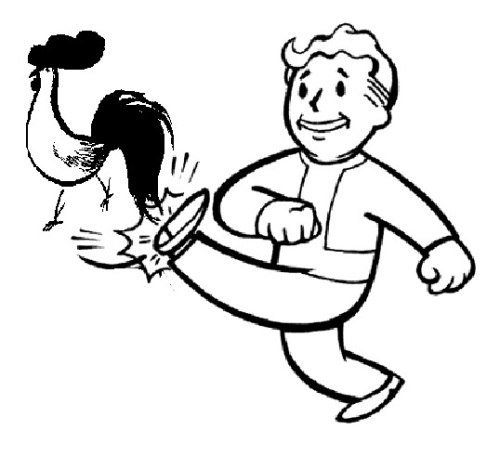 Пнул петуха