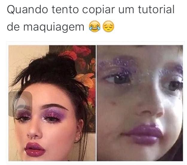 Девочка накрасилась Мем