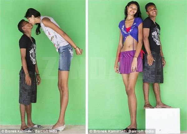 Самая высокая девушка Бразилии Элисани