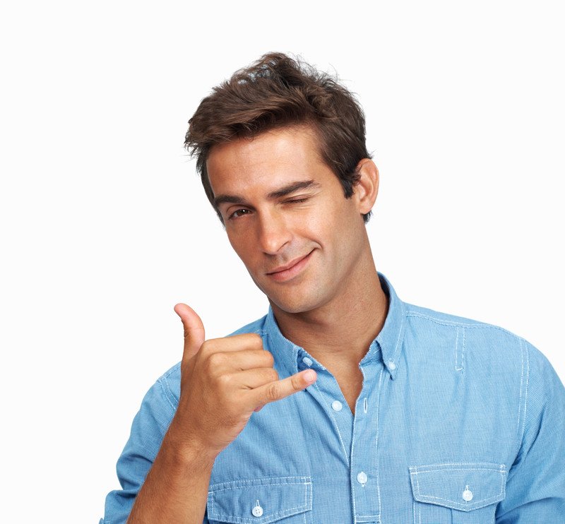 Подмигивающий мужик