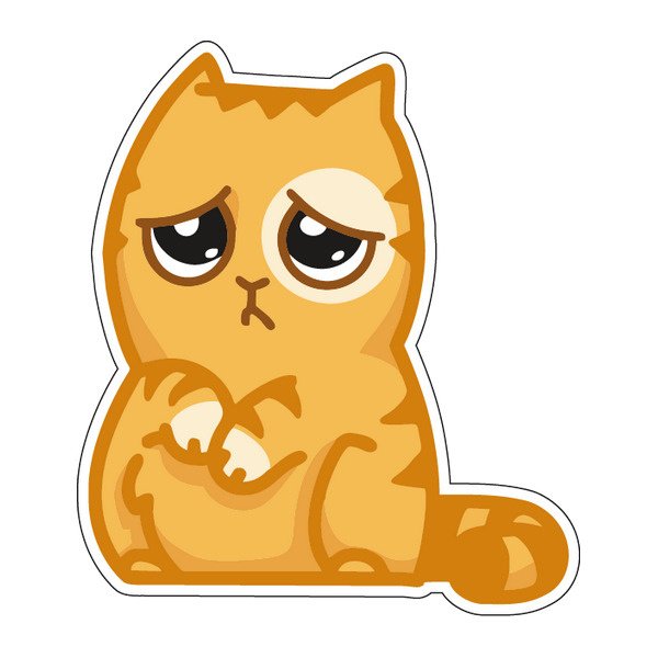 Стикеры ВК кот