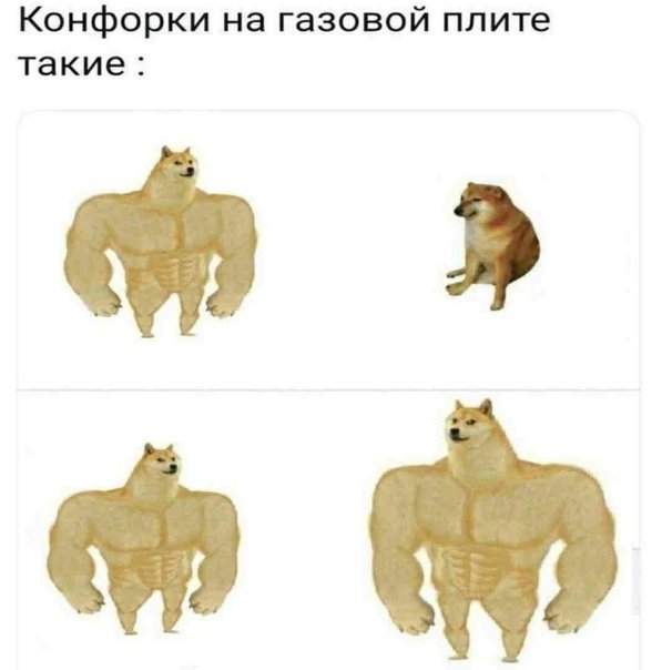 Собака с мускулами Мем
