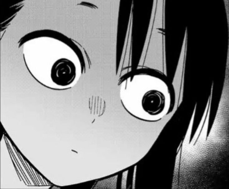 Испуганное лицо аниме