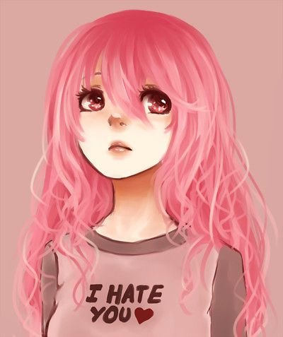Аниме с розовыми волосами