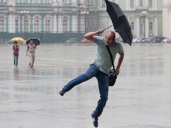 Сильный ветер