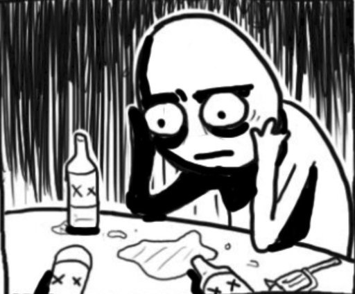 Чел в депрессии Мем