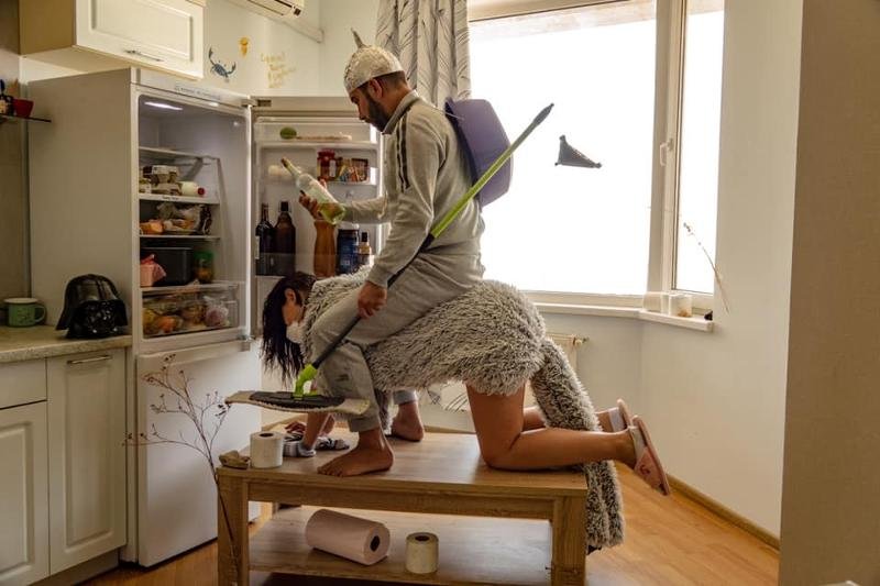 Уборка дома прикол