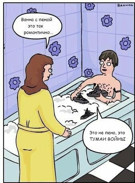 Шутки про ванну