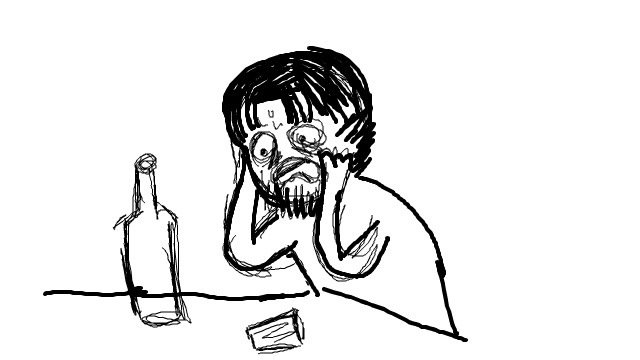 Мем чувак с бутылкой