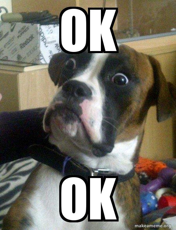 Ок Мем собака
