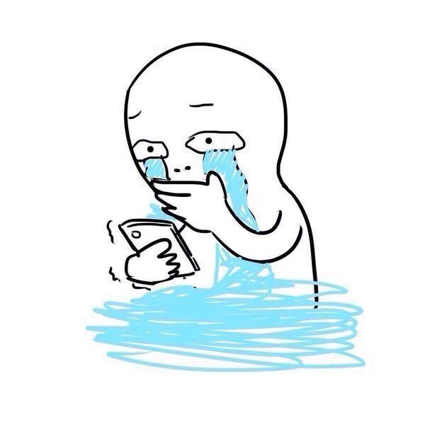 Плачущий человечек