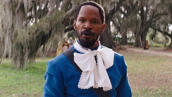 Джанго освобожденный синий костюм