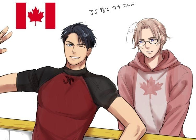 Yuri on Ice x Hetalia Crossover