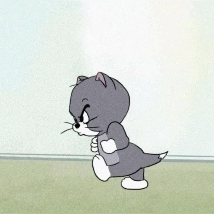 Маленький злой котик из том и Джерри