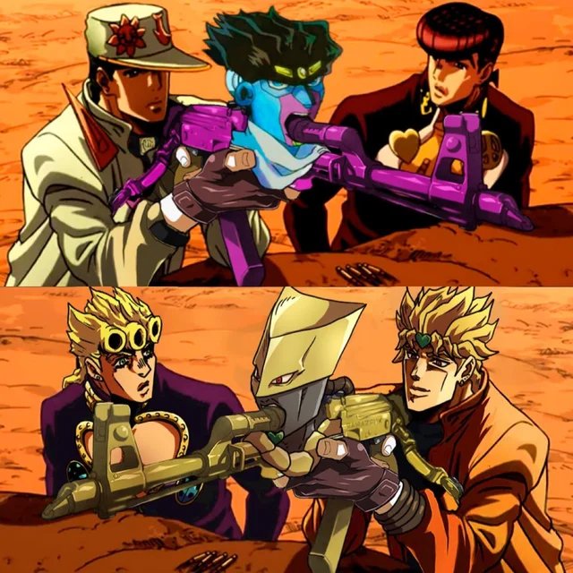 Джо Джо дио и Джотаро