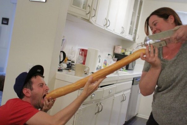 Смешной багет