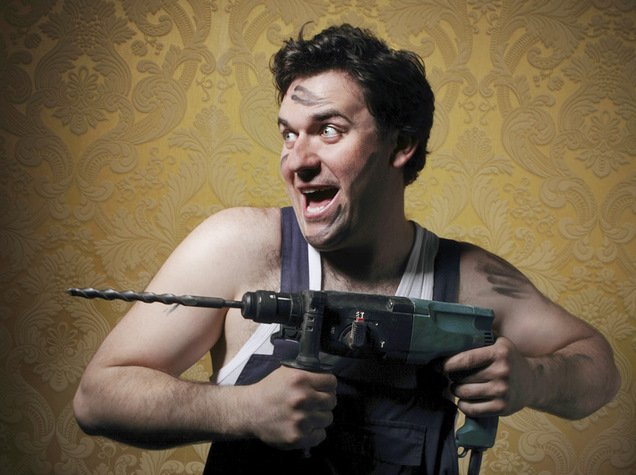 Сосед с дрелью