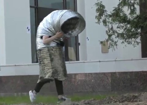 Человек труба ПРАНК