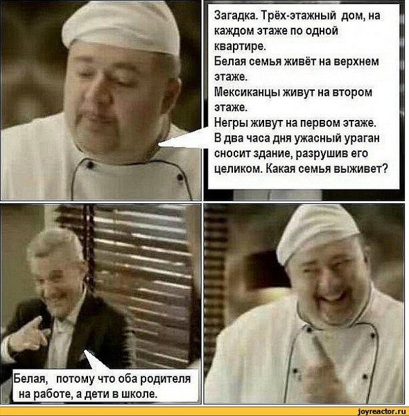 Приколы с поваром расистом