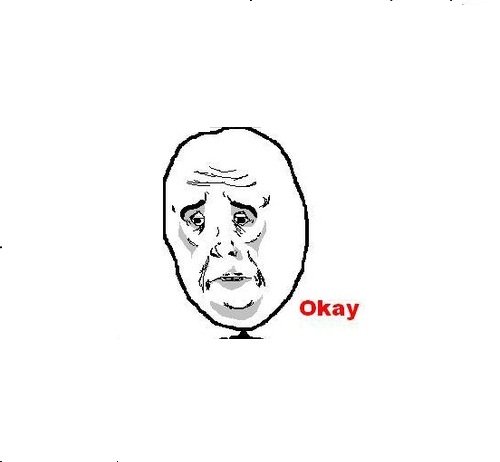 Okay грустное лицо