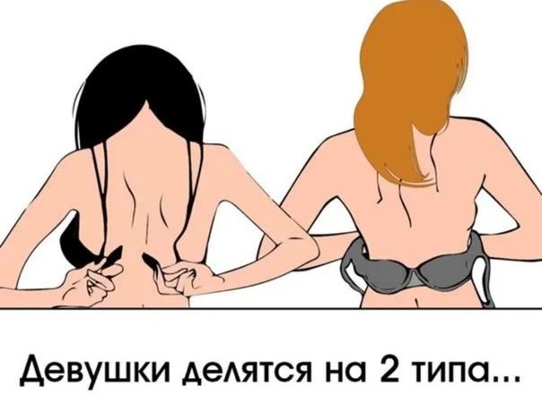 Девушки делятся на четыре типа
