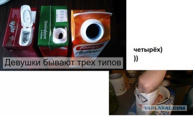 Три вида девушек