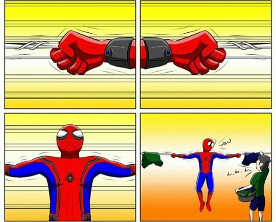 Два человека паука