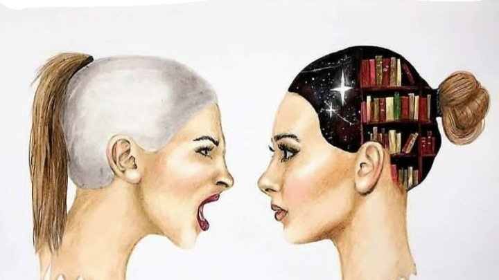 Мозг усного и глубого человека