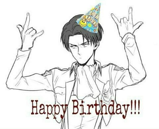 Леви Аккерман с днем рождения