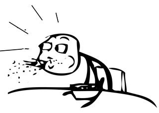 Человечек плюется