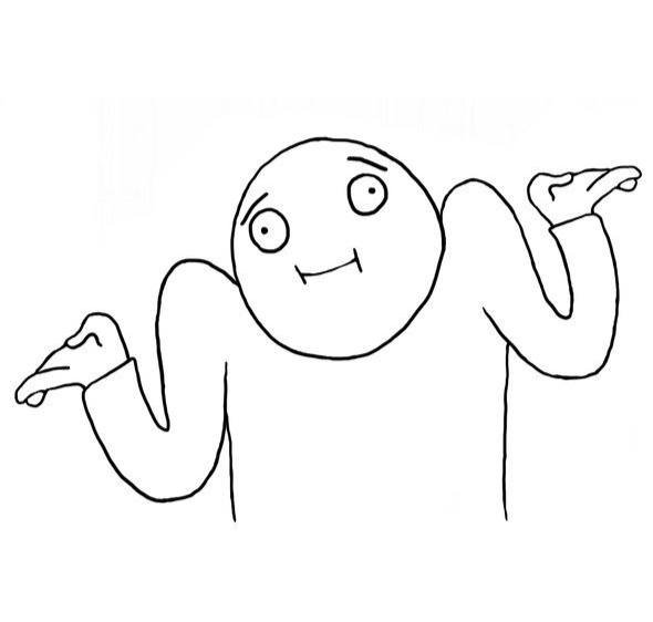 Мем пожимает плечами