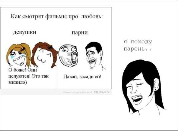 Мемы про девушек и парней
