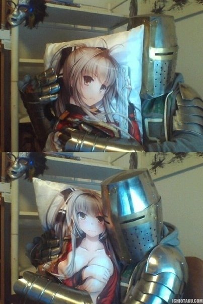 Рыцарь Deus Vult с дакимакурой