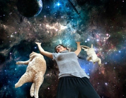 Полетели в космос